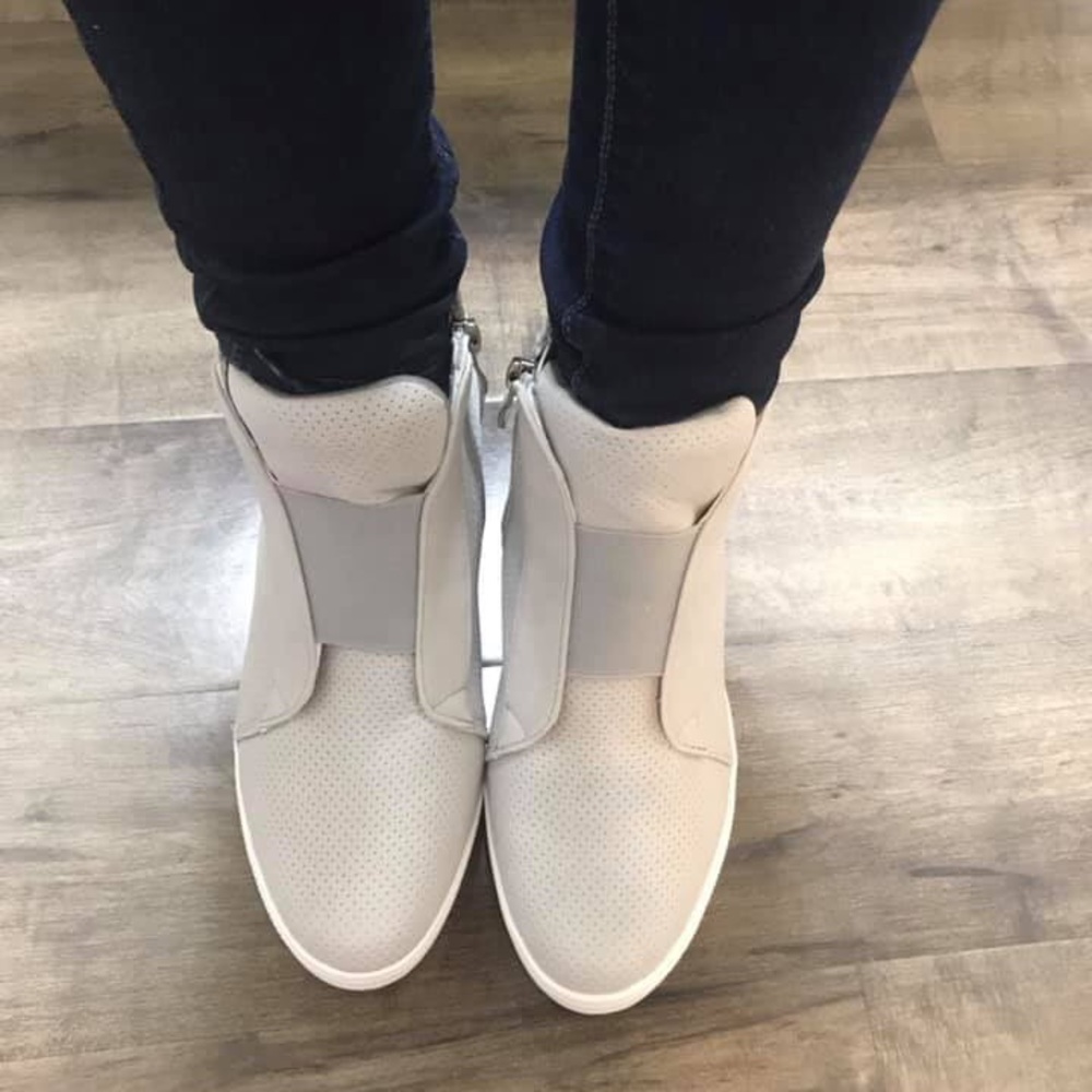 REDUCED-Zoey Wedge Sneakers-REDUCED